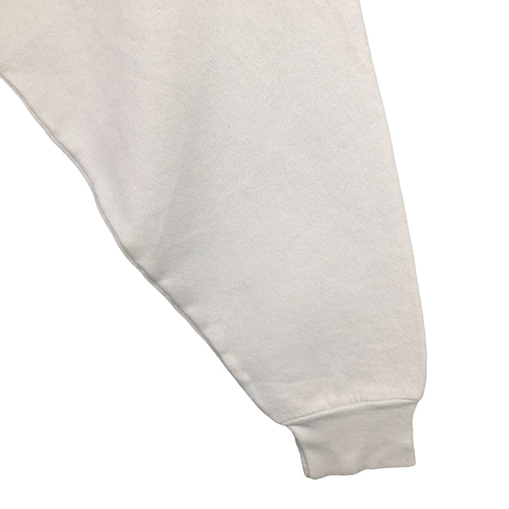 Men's college sweatshirt (size L) unclear white type Vintage Second Hand