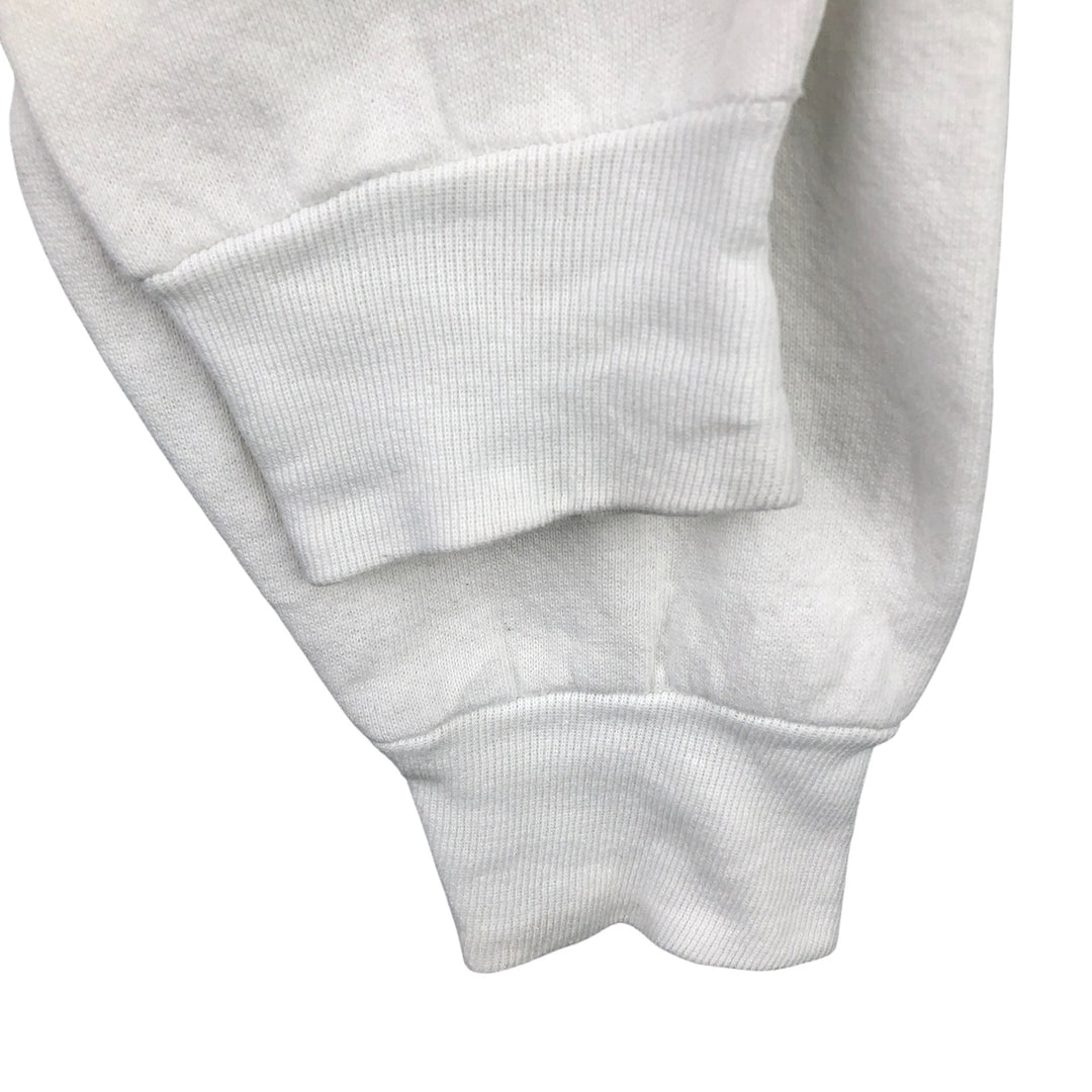 Men's college sweatshirt (size L) unclear white type Vintage Second Hand