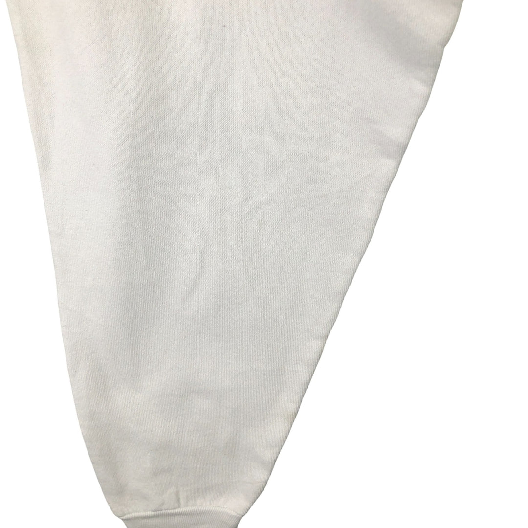 Men's college sweatshirt (size L) unclear white type Vintage Second Hand