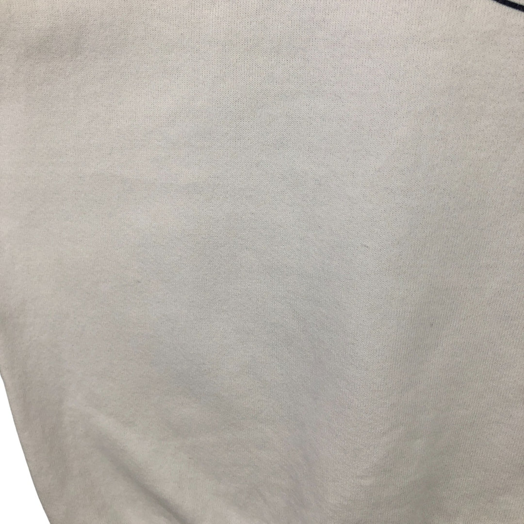 Men's college sweatshirt (size L) unclear white type Vintage Second Hand
