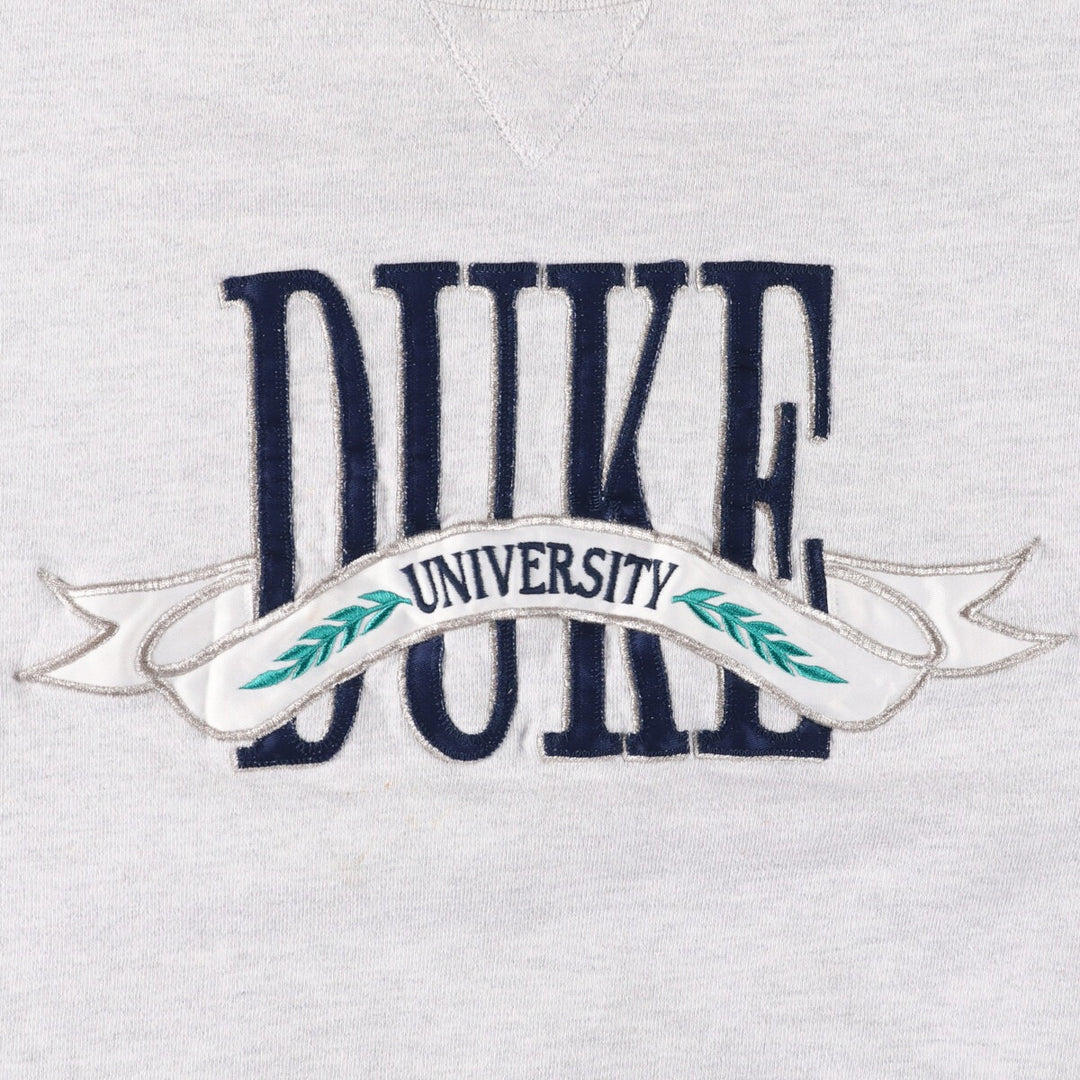 90'S Russell High Cotton College Sweatshirt, Made in USA, Men's Size Medium, Vintage cotton pale white type Vintage Second Hand