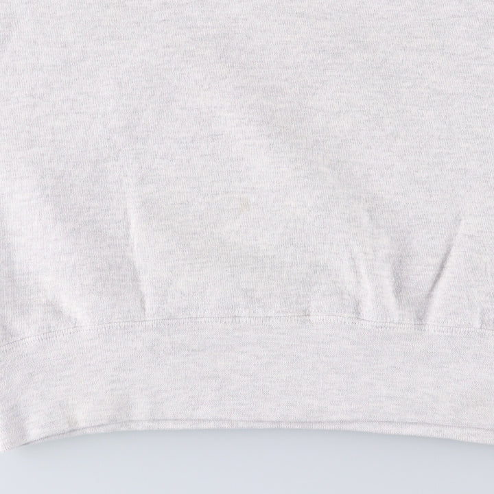 90'S Russell High Cotton College Sweatshirt, Made in USA, Men's Size Medium, Vintage cotton pale white type Vintage Second Hand