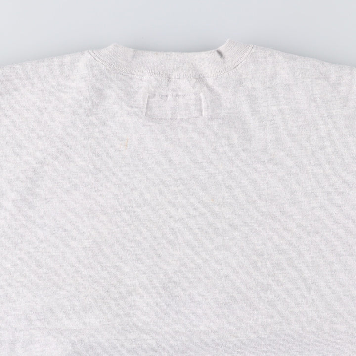 90'S Russell High Cotton College Sweatshirt, Made in USA, Men's Size Medium, Vintage cotton pale white type Vintage Second Hand