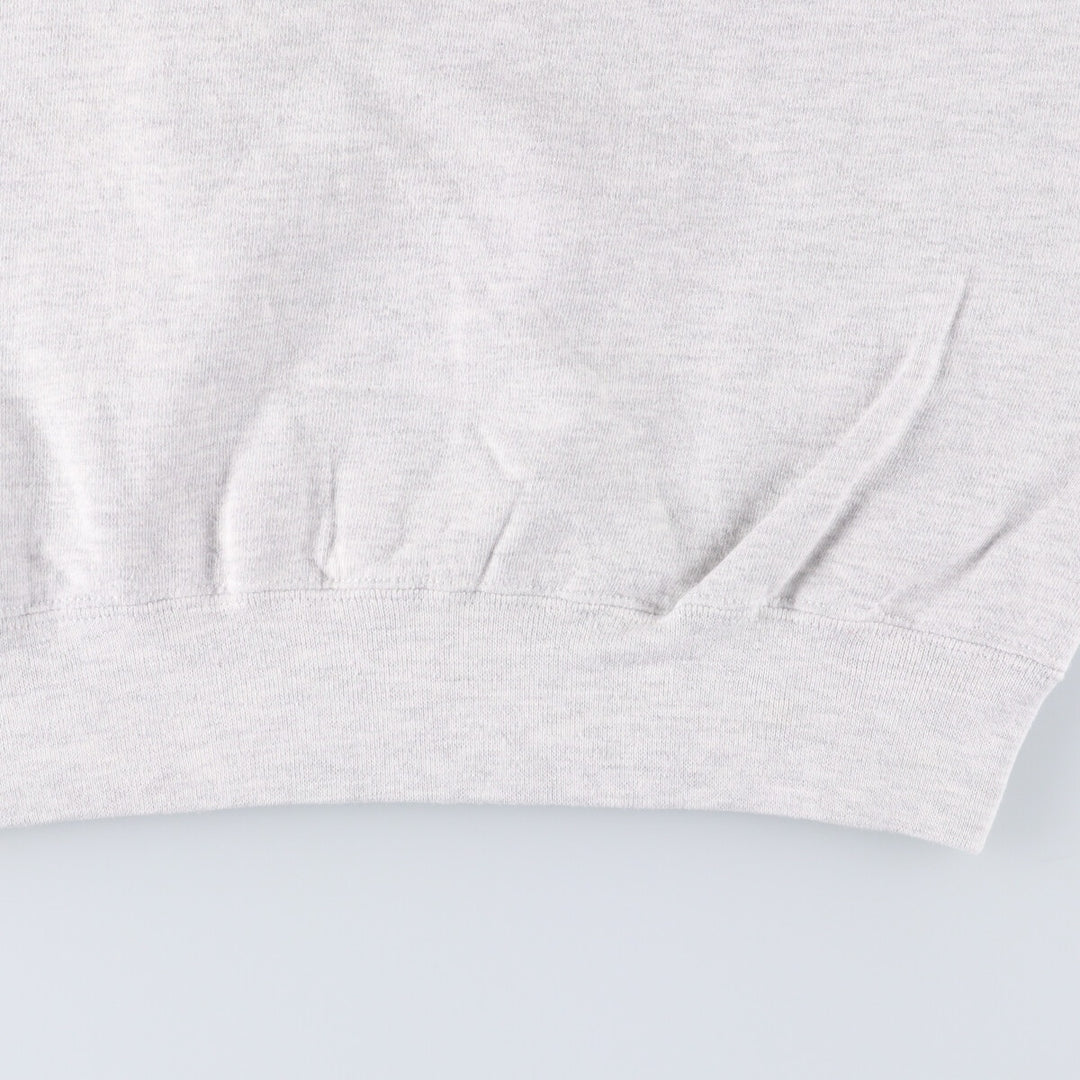 90'S Russell High Cotton College Sweatshirt, Made in USA, Men's Size Medium, Vintage cotton pale white type Vintage Second Hand