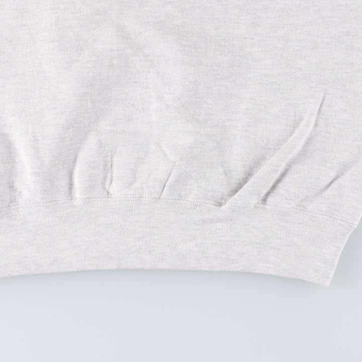 90'S Russell High Cotton College Sweatshirt, Made in USA, Men's Size Medium, Vintage cotton pale white type Vintage Second Hand