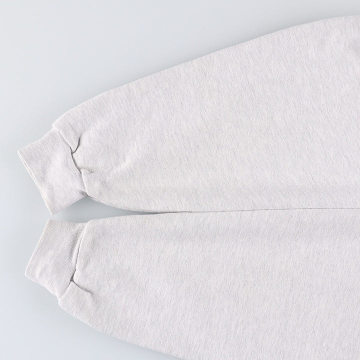 90'S Russell High Cotton College Sweatshirt, Made in USA, Men's Size Medium, Vintage cotton pale white type Vintage Second Hand