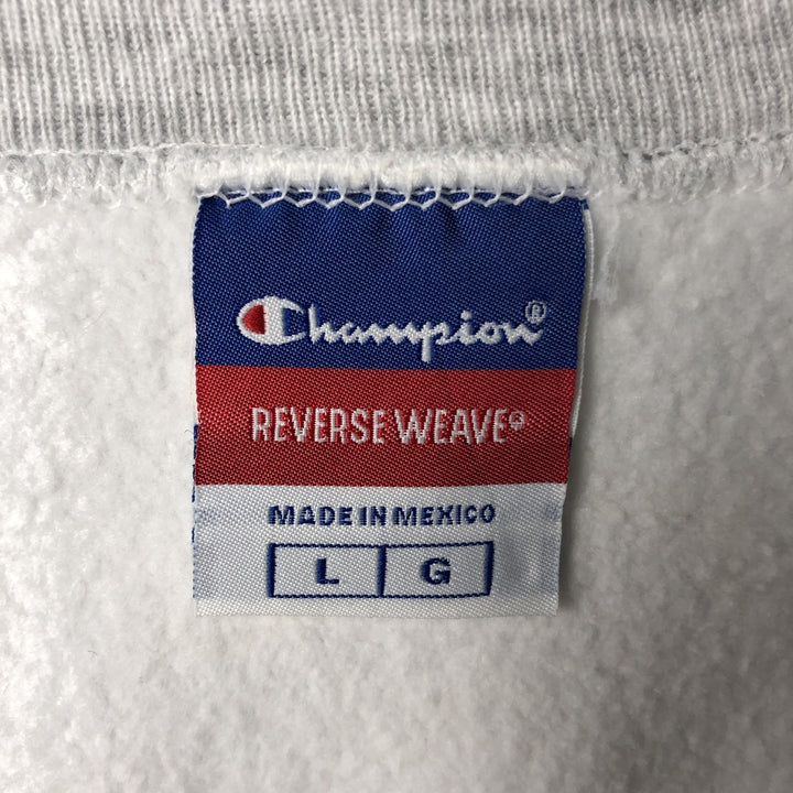 2000'S Champion Reverse Weave College Sweatshirt, Men's Size L unclear gray type Vintage Second Hand