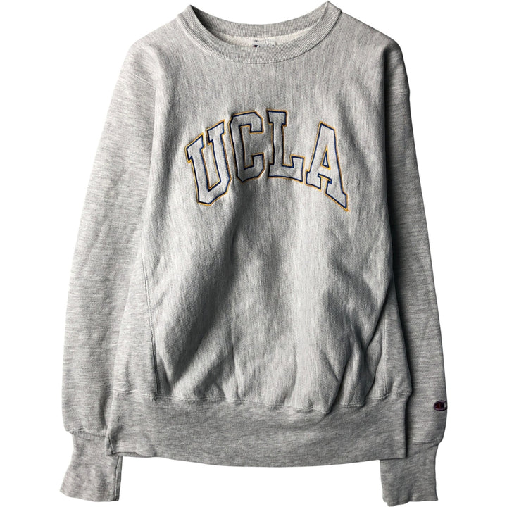 90'S Champion UCLA College Sweatshirt, Men's Size L unclear gray type Vintage Second Hand