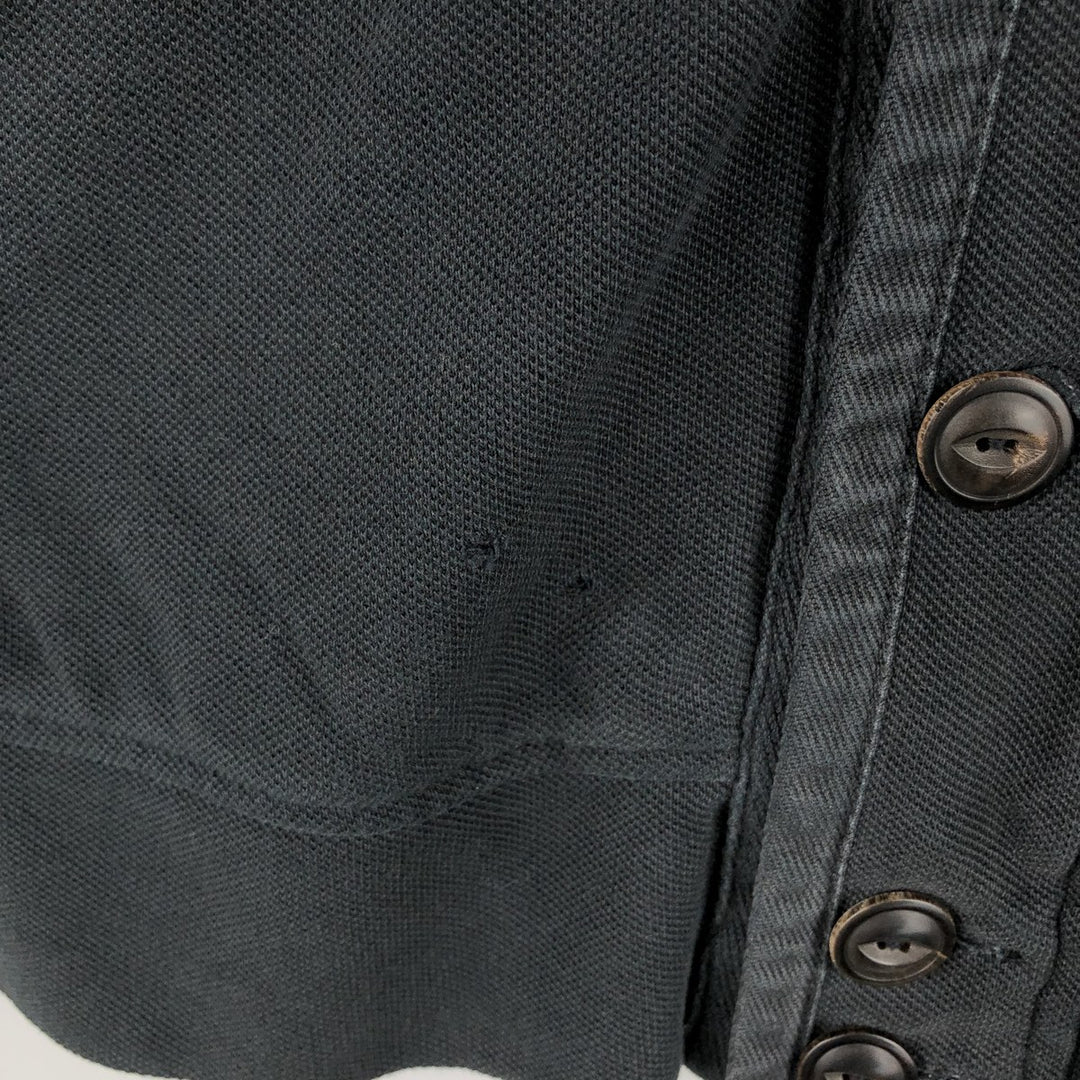 Ralph Lauren POLO by Ralph Lauren Big Pony Sweat Full Zip Hoodie Men's L size cotton black type Vintage Second Hand