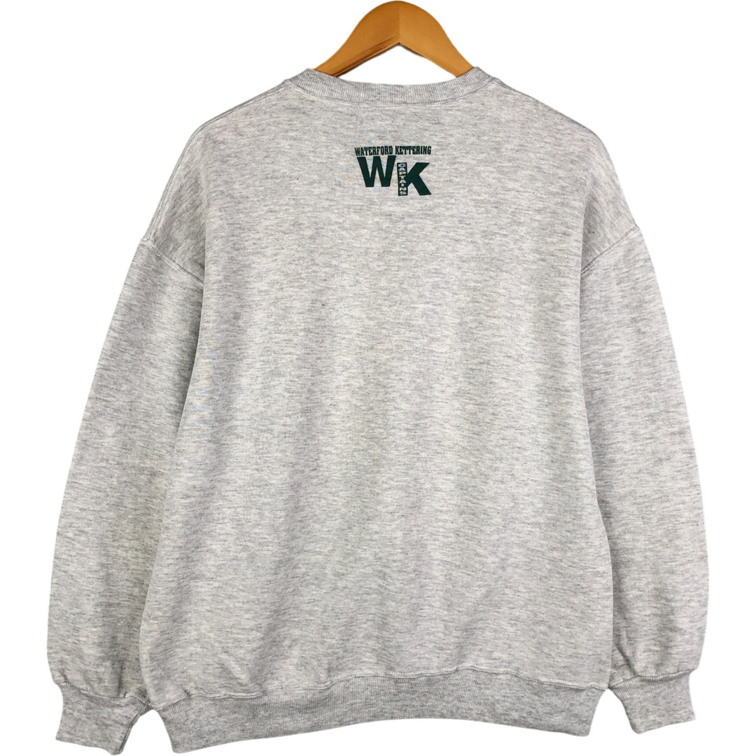 Vintage 80s-90'S Jerzees Super Sweats college sweatshirt, made in the USA, men's size XL cotton gray type Vintage Second Hand