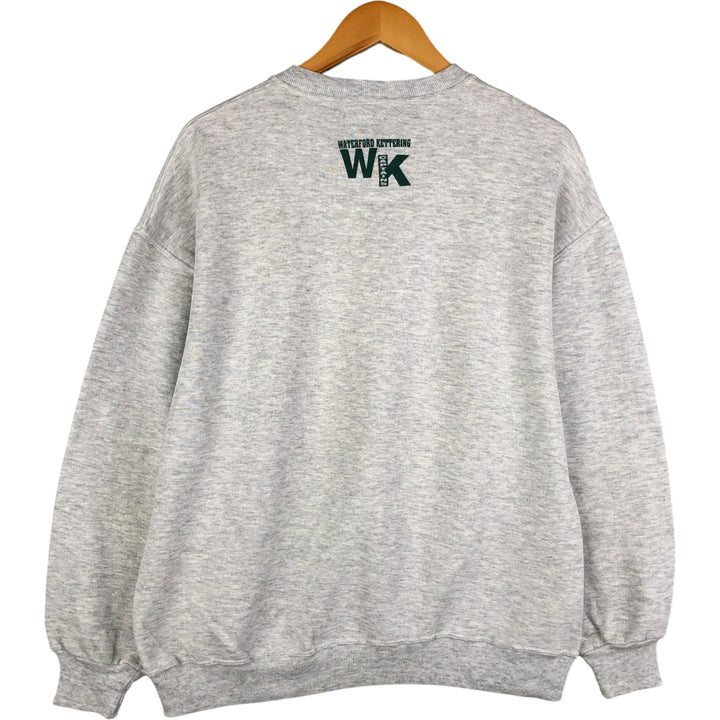 Vintage 80s-90'S Jerzees Super Sweats college sweatshirt, made in the USA, men's size XL cotton gray type Vintage Second Hand
