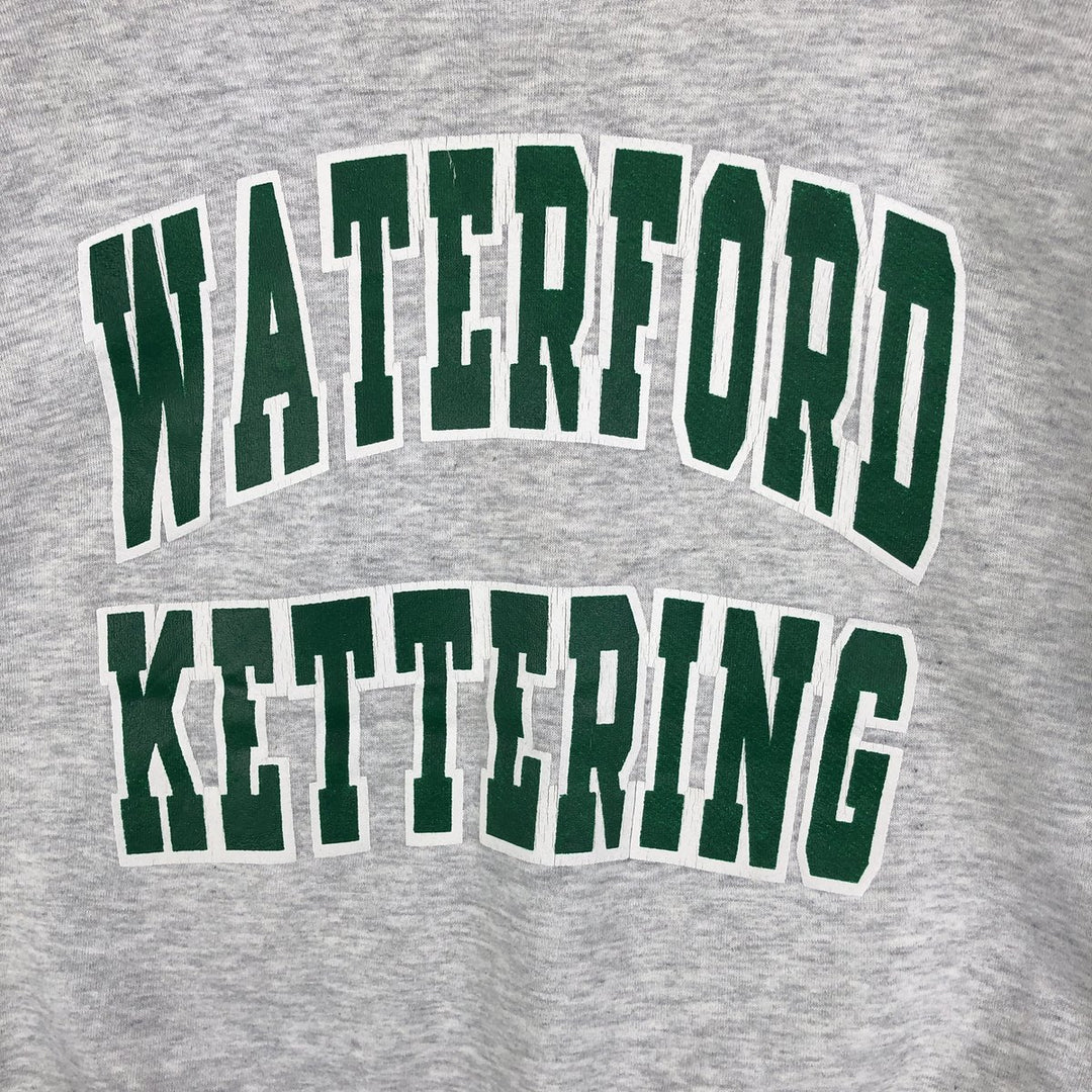 Vintage 80s-90'S Jerzees Super Sweats college sweatshirt, made in the USA, men's size XL cotton gray type Vintage Second Hand