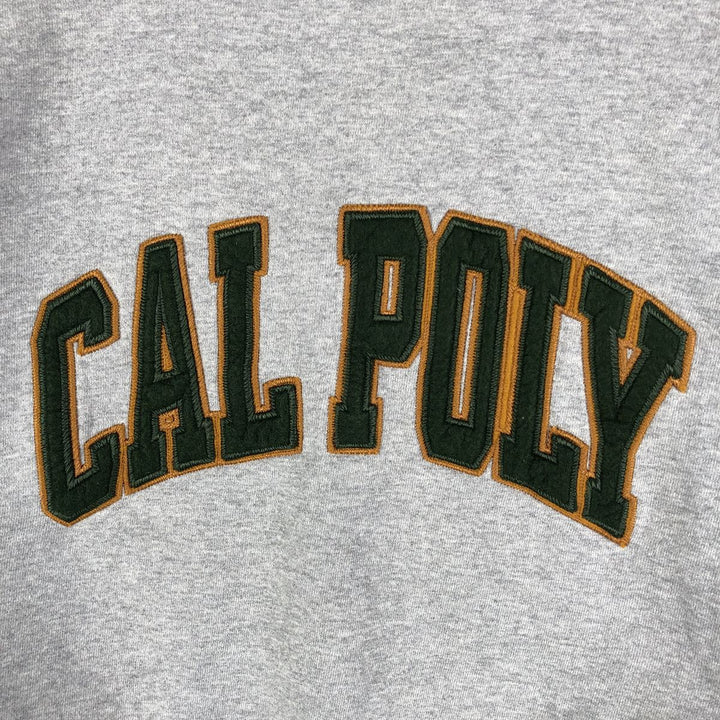 Vintage 90'S MV SPORT college sweatshirt, made in the USA, size L, men's cotton gray type Vintage Second Hand