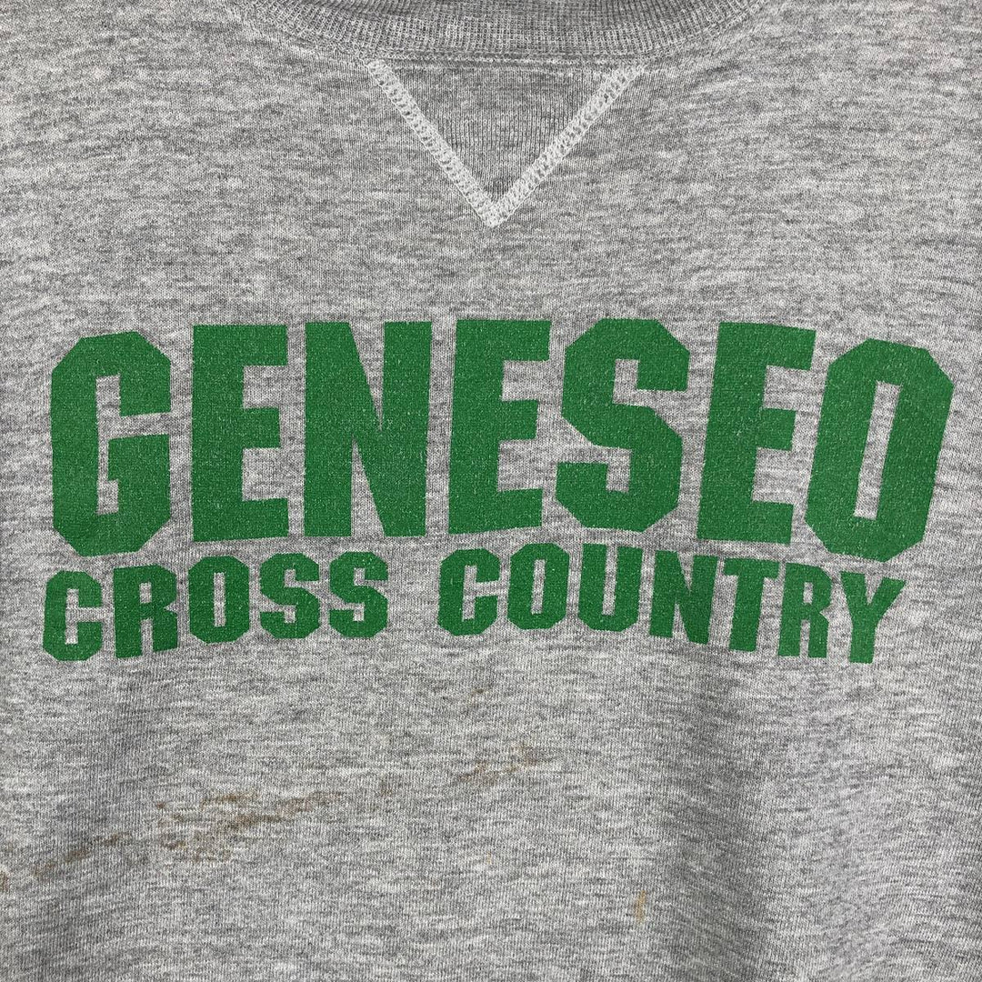 Vintage 90'S Russell ATHLETIC college sweatshirt, made in the USA, size XL, men's polyester gray type Vintage Second Hand