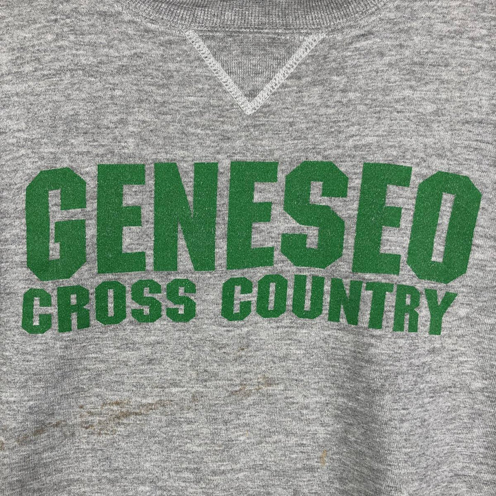 Vintage 90'S Russell ATHLETIC college sweatshirt, made in the USA, size XL, men's polyester gray type Vintage Second Hand
