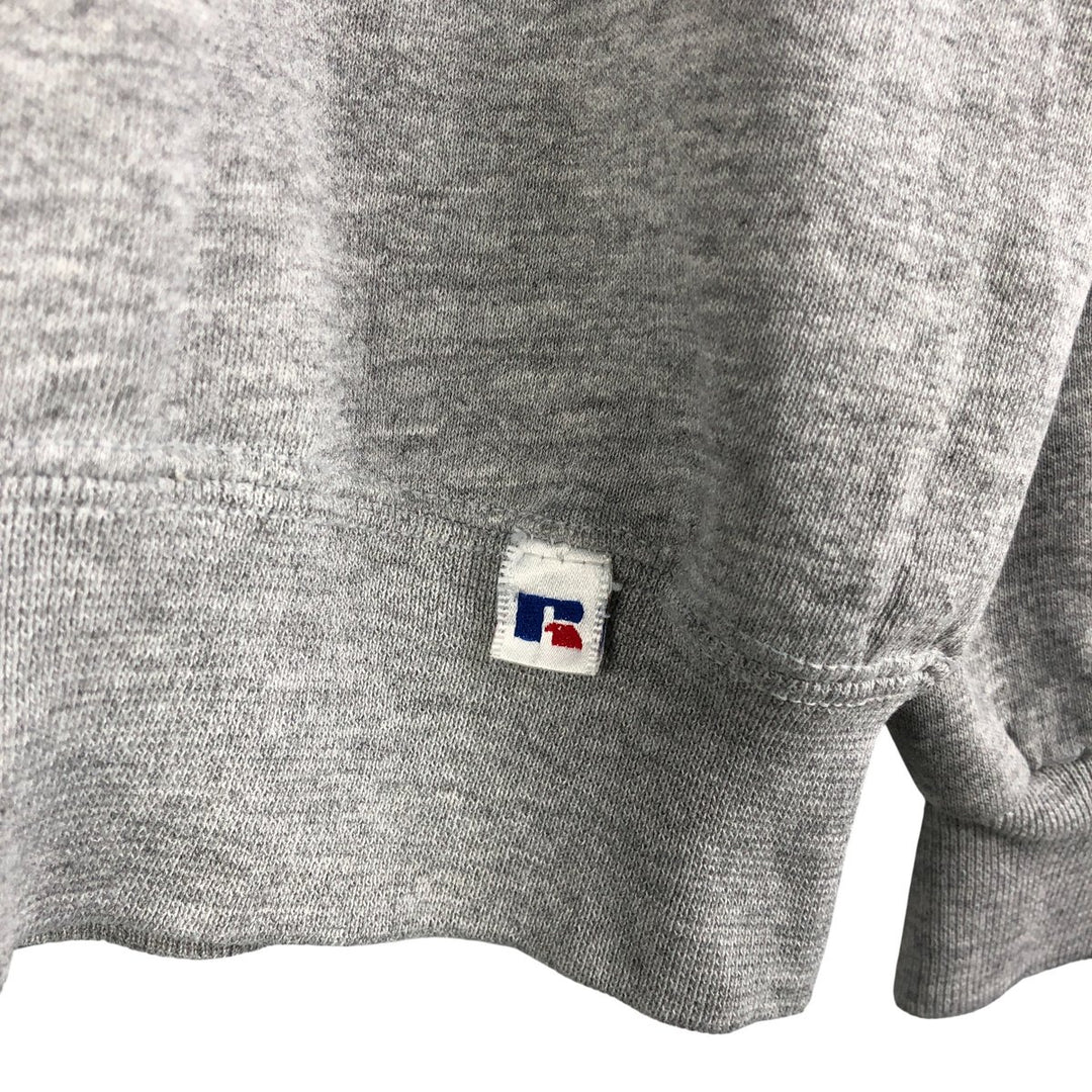 Vintage 90'S Russell ATHLETIC college sweatshirt, made in the USA, size XL, men's polyester gray type Vintage Second Hand