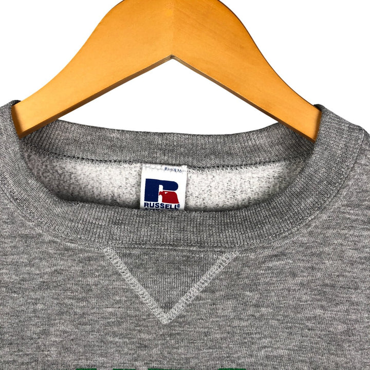 Vintage 90'S Russell ATHLETIC college sweatshirt, made in the USA, size XL, men's polyester gray type Vintage Second Hand