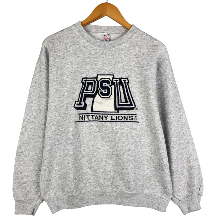 90'S Sophie Heavy Sweats Pennsylvania State University Print Sweatshirt, Made in USA, Men's Size L cotton gray type Vintage Second Hand