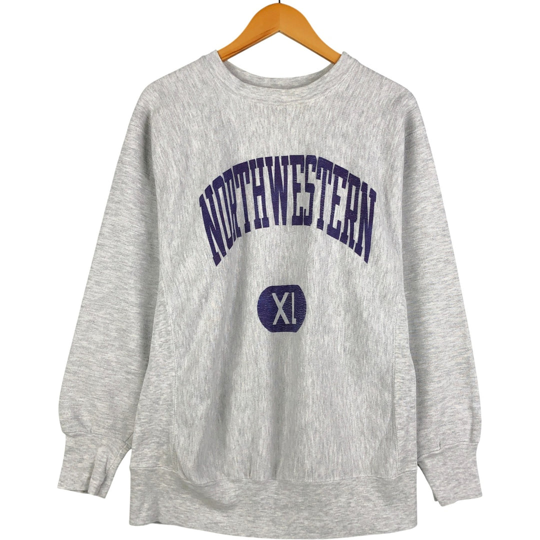 Vintage 90'S Rugged Sweats college sweatshirt, made in the USA, size L, men's unclear gray type Vintage Second Hand