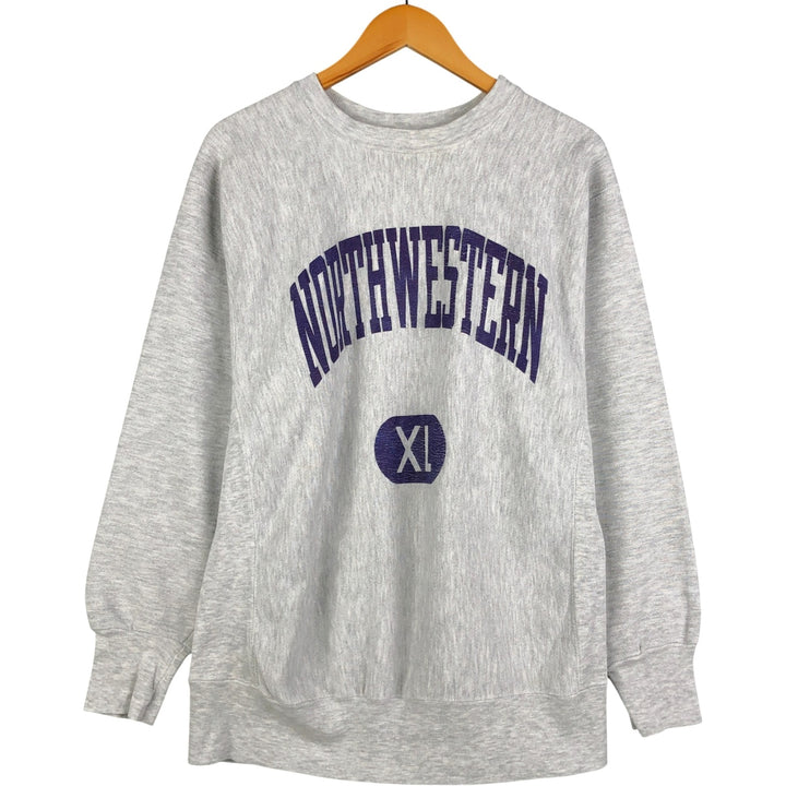 Vintage 90'S Rugged Sweats college sweatshirt, made in the USA, size L, men's unclear gray type Vintage Second Hand