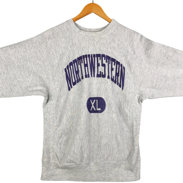 Vintage 90'S Rugged Sweats college sweatshirt, made in the USA, size L, men's unclear gray type Vintage Second Hand