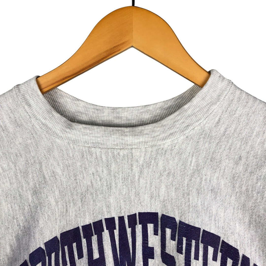 Vintage 90'S Rugged Sweats college sweatshirt, made in the USA, size L, men's unclear gray type Vintage Second Hand