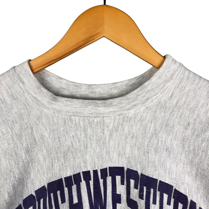 Vintage 90'S Rugged Sweats college sweatshirt, made in the USA, size L, men's unclear gray type Vintage Second Hand