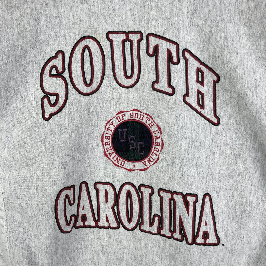 Vintage 90'S Jansport triple print college sweatshirt, made in the USA, men's size L unclear gray type Vintage Second Hand
