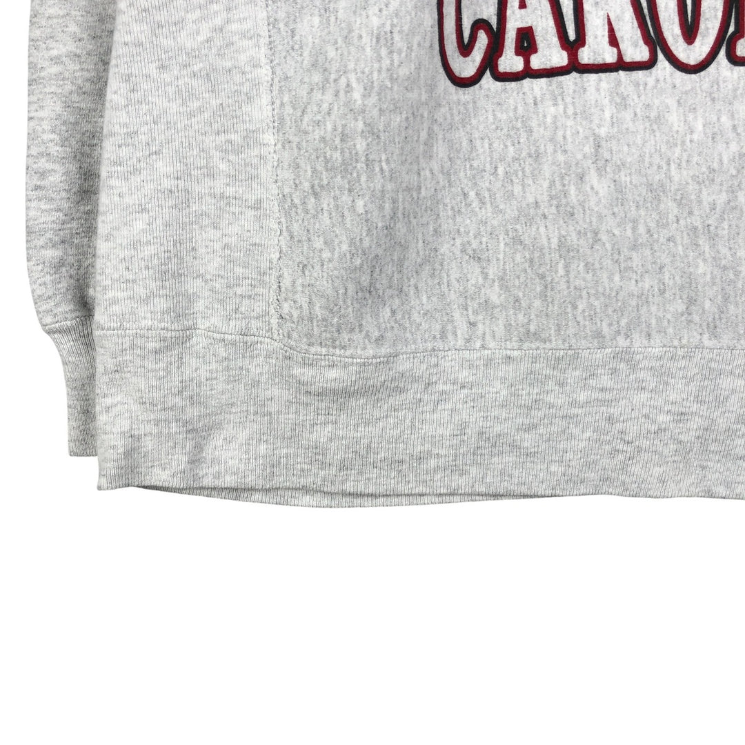 Vintage 90'S Jansport triple print college sweatshirt, made in the USA, men's size L unclear gray type Vintage Second Hand