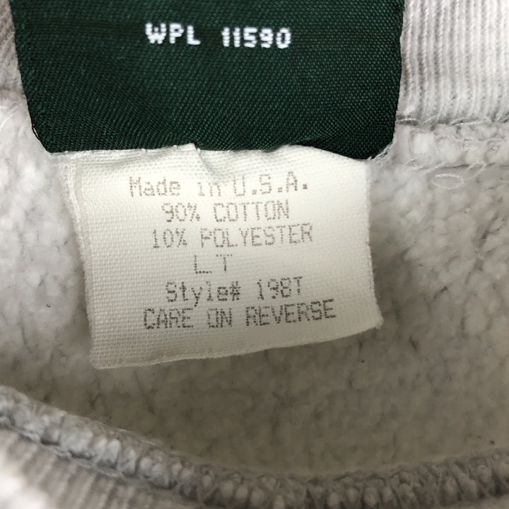 Vintage 1990'S MV SPORT PRO WEAVE Columbia University college sweatshirt, made in the USA, size L, men's cotton gray type Vintage Second Hand