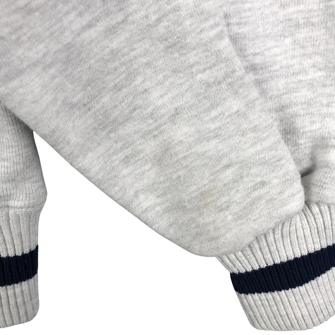 Vintage 90'S MV SPORT triple print college sweatshirt, made in the USA, men's size XL cotton gray type Vintage Second Hand