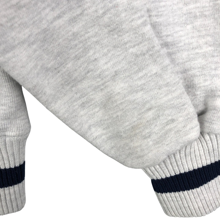 Vintage 90'S MV SPORT triple print college sweatshirt, made in the USA, men's size XL cotton gray type Vintage Second Hand