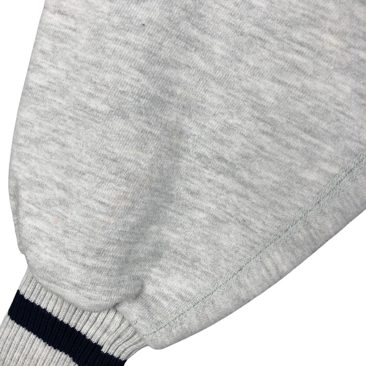 Vintage 90'S MV SPORT triple print college sweatshirt, made in the USA, men's size XL cotton gray type Vintage Second Hand