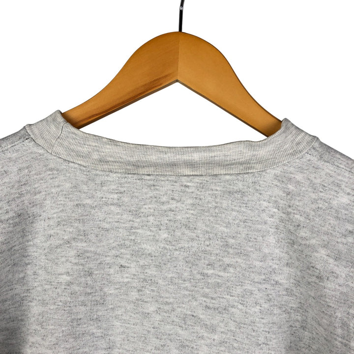Midwest Embroidery WISCONSIN University of Wisconsin College Character Sweatshirt, Men's XL polyester gray type Vintage Second Hand