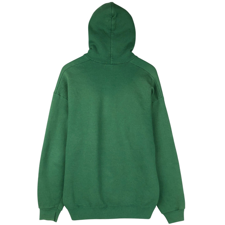 Vintage 90'S Lee Advertising full-zip sweatshirt hoodie, Made in USA, Men's XL cotton Green type dark green Vintage Second Hand