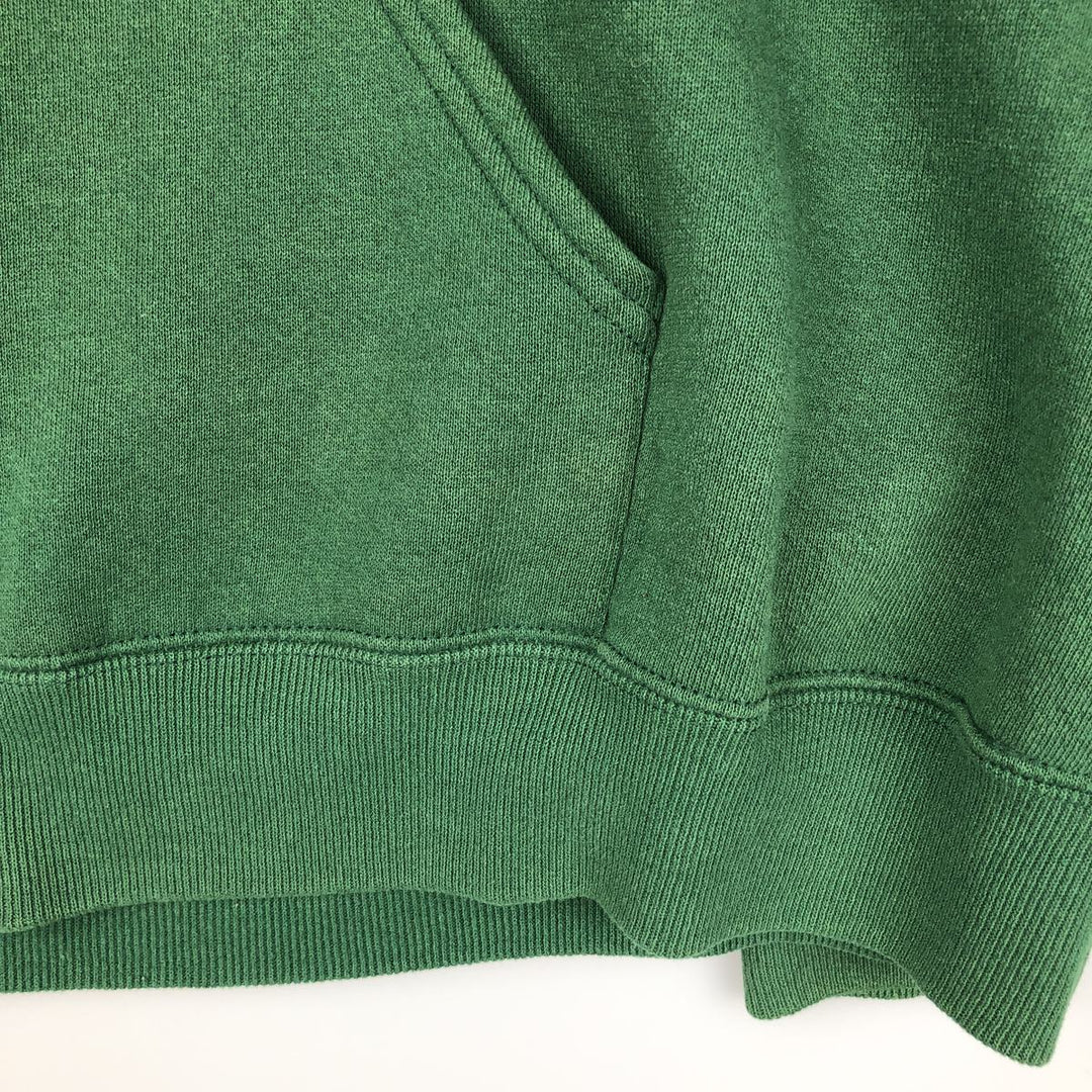 Vintage 90'S Lee Advertising full-zip sweatshirt hoodie, Made in USA, Men's XL cotton Green type dark green Vintage Second Hand