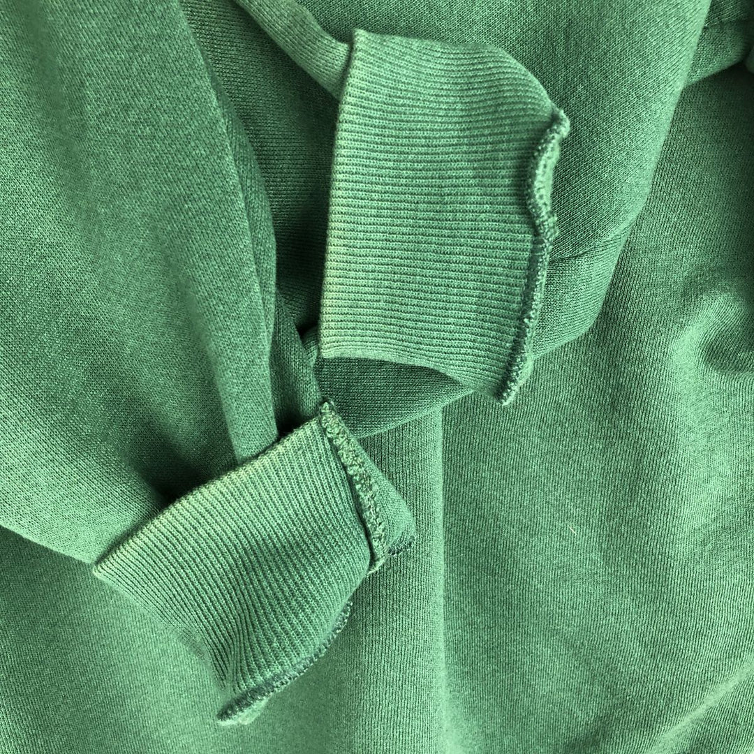 Vintage 90'S Lee Advertising full-zip sweatshirt hoodie, Made in USA, Men's XL cotton Green type dark green Vintage Second Hand