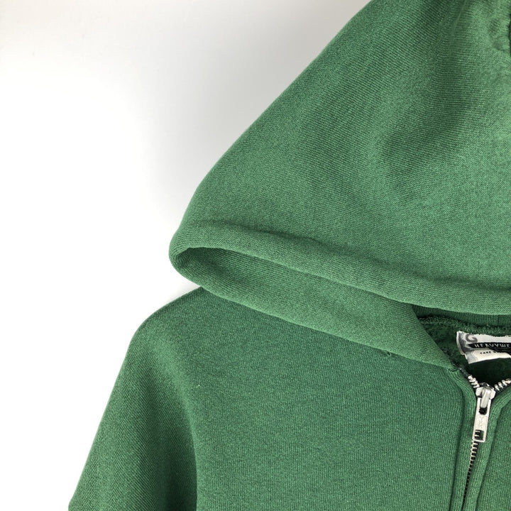 Vintage 90'S Lee Advertising full-zip sweatshirt hoodie, Made in USA, Men's XL cotton Green type dark green Vintage Second Hand