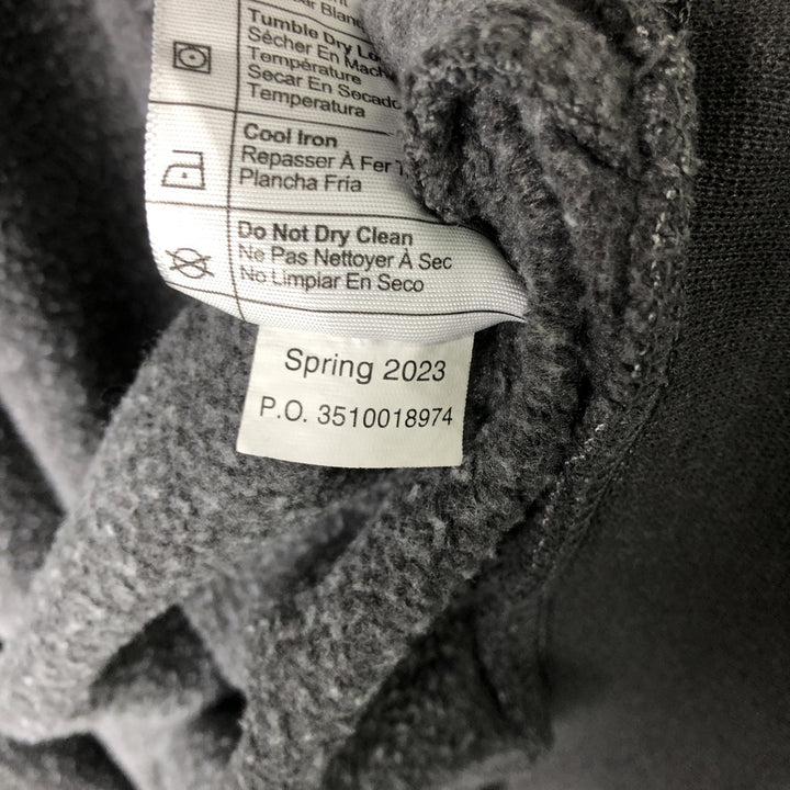 Carhartt Loose Fit Sweat Full Zip Hoodie, Men's L size cotton Charcoal Vintage Second Hand