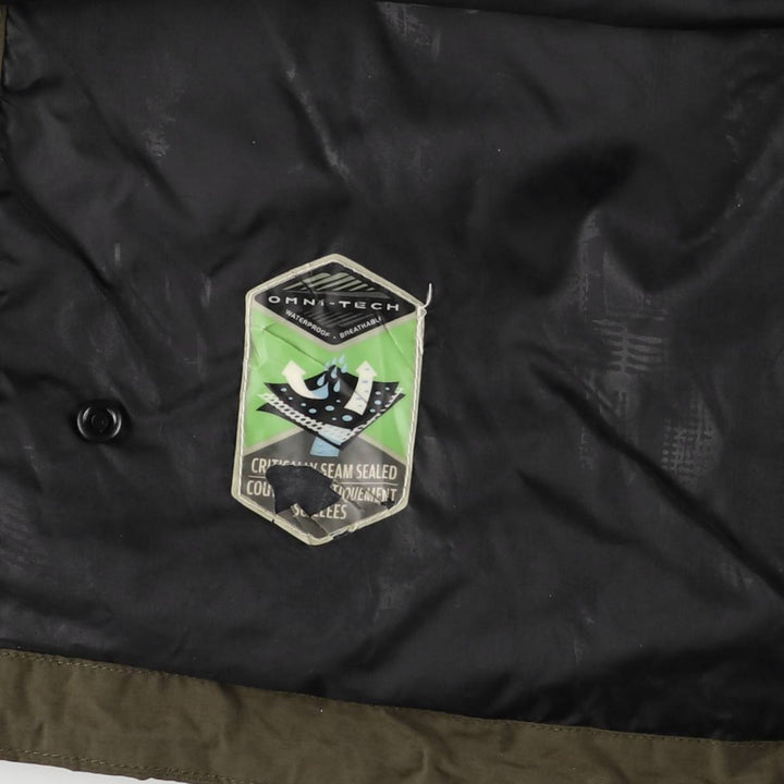 2000'S Columbia Whirlibird 2-Way Mountain Jacket, Shell Jacket, Men's Size L Nylon brown type Vintage Second Hand