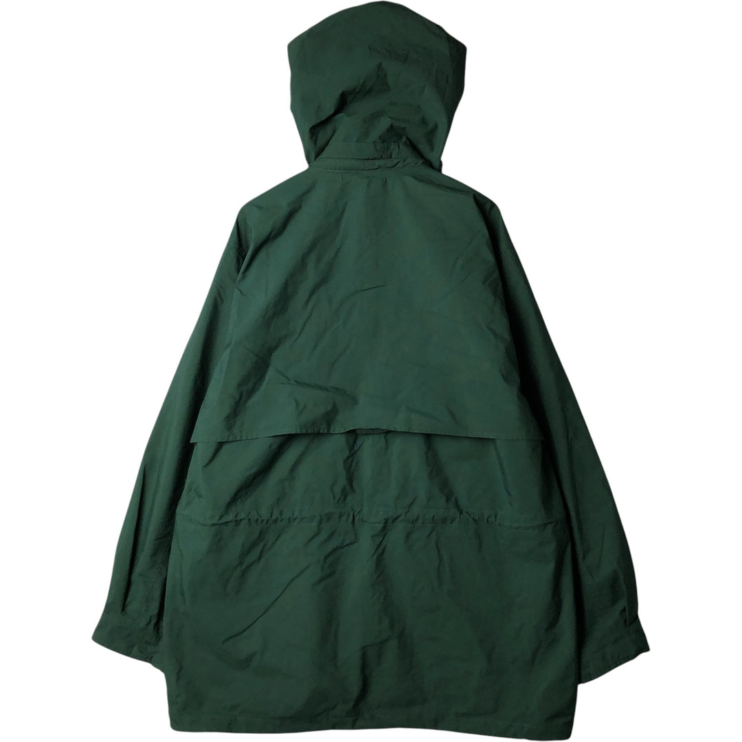 Eddie Bauer Mountain Parka Shell Jacket, Men's XL polyester Green type dark green Vintage Second Hand