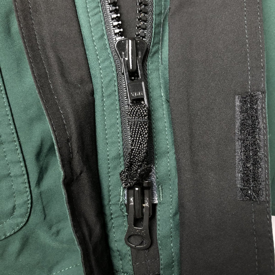 Eddie Bauer Mountain Parka Shell Jacket, Men's XL polyester Green type dark green Vintage Second Hand