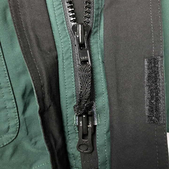 Eddie Bauer Mountain Parka Shell Jacket, Men's XL polyester Green type dark green Vintage Second Hand