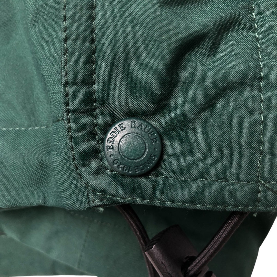 Eddie Bauer Mountain Parka Shell Jacket, Men's XL polyester Green type dark green Vintage Second Hand