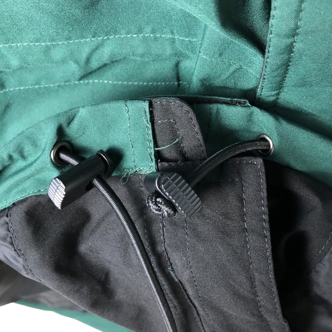 Eddie Bauer Mountain Parka Shell Jacket, Men's XL polyester Green type dark green Vintage Second Hand