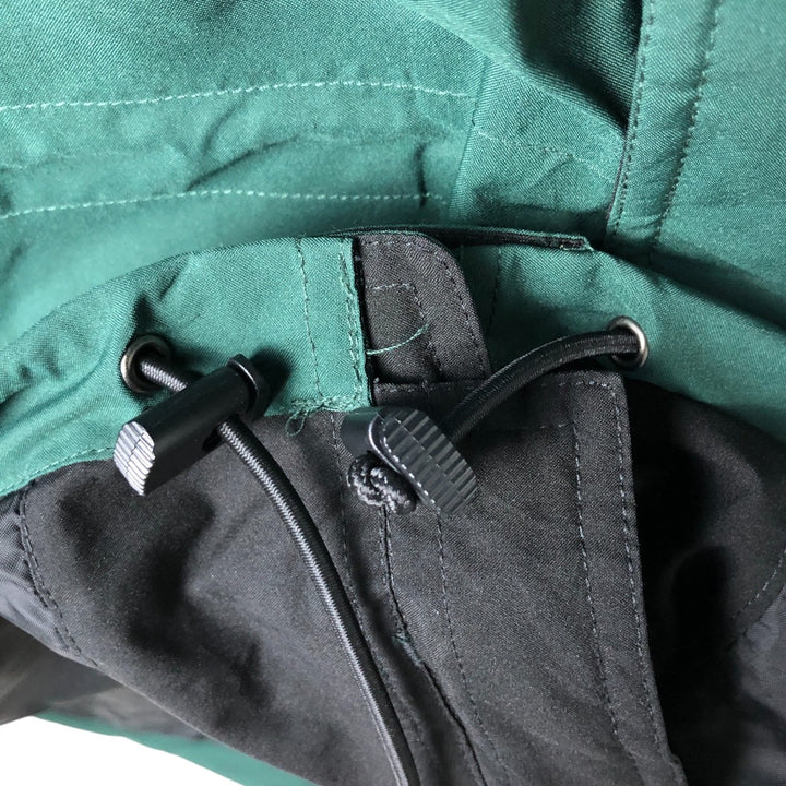 Eddie Bauer Mountain Parka Shell Jacket, Men's XL polyester Green type dark green Vintage Second Hand