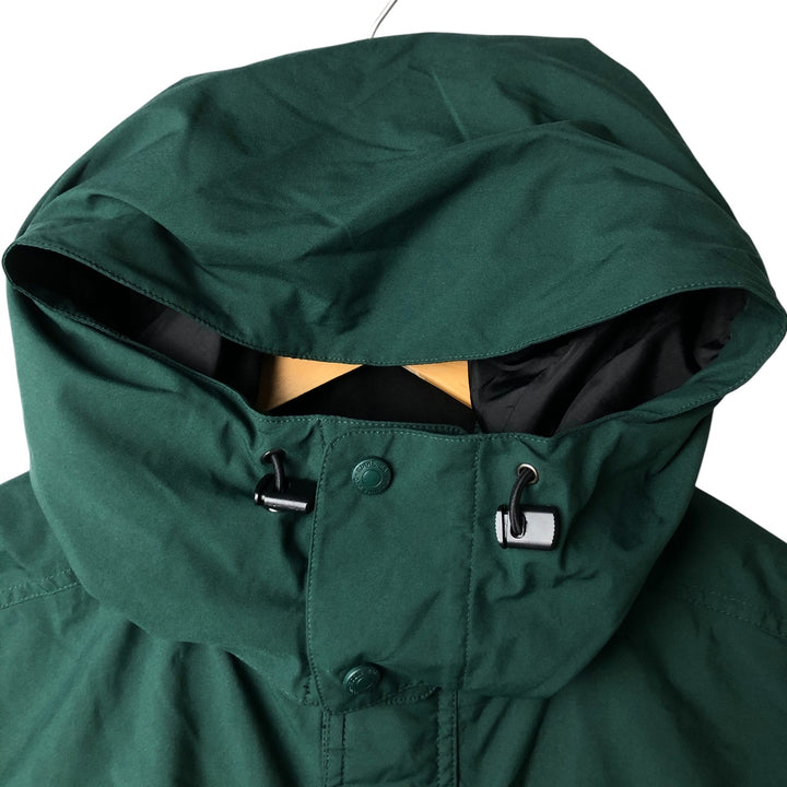 Eddie Bauer Mountain Parka Shell Jacket, Men's XL polyester Green type dark green Vintage Second Hand