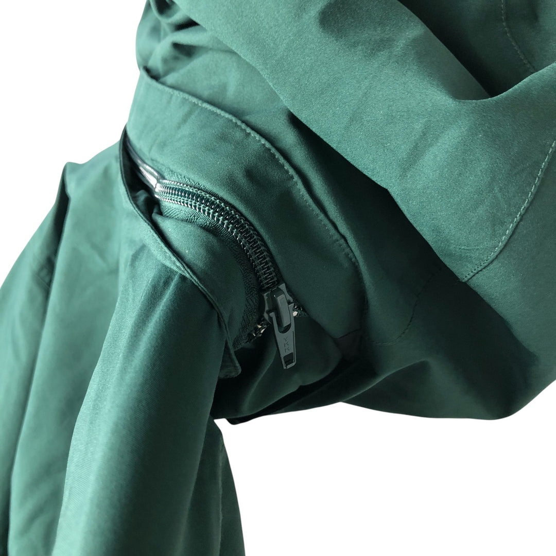 Eddie Bauer Mountain Parka Shell Jacket, Men's XL polyester Green type dark green Vintage Second Hand
