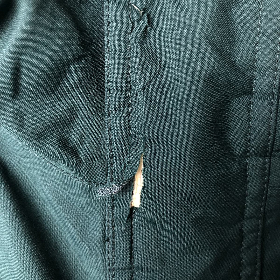 Eddie Bauer Mountain Parka Shell Jacket, Men's XL polyester Green type dark green Vintage Second Hand