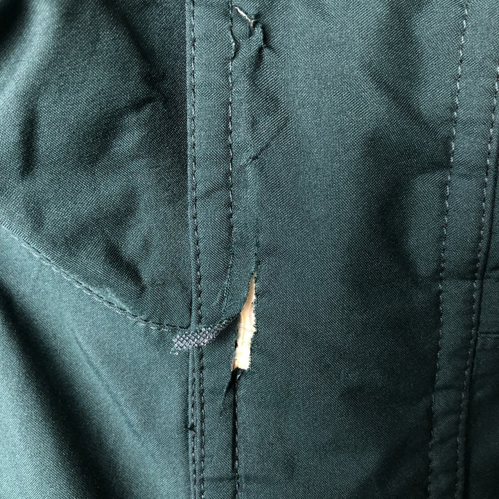 Eddie Bauer Mountain Parka Shell Jacket, Men's XL polyester Green type dark green Vintage Second Hand